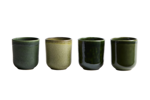 H&M 4-pack stoneware mugs